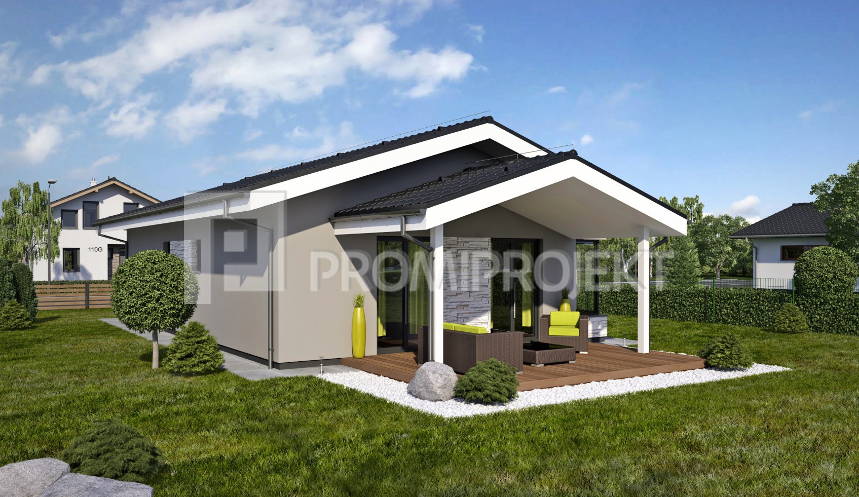 lacný bungalov Laguna 18N, PROmiprojekt 